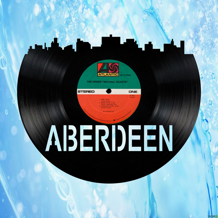 Aberdeen South Dakota  Laser Cut Vinyl Record artist representation