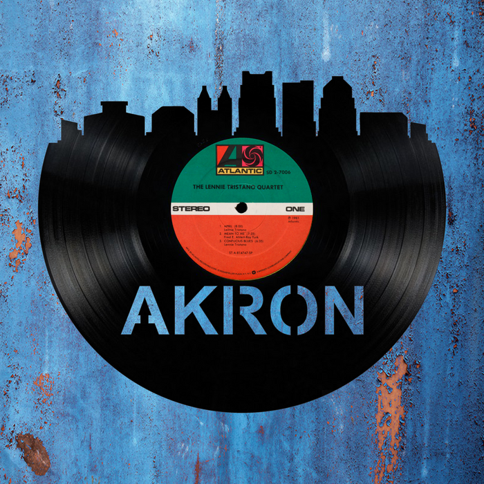 Akron Ohio Laser Cut Vinyl Record artist representation