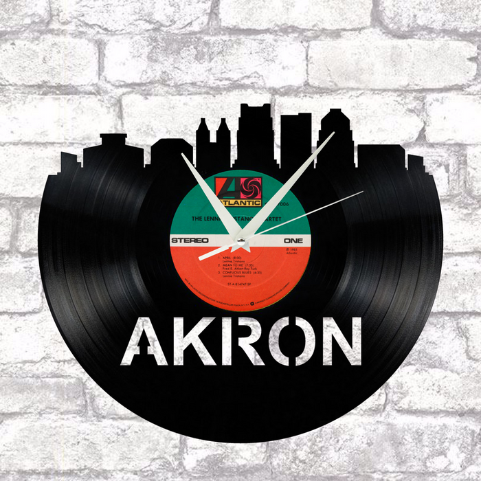 Akron Ohio Laser Cut Vinyl Record artist representation