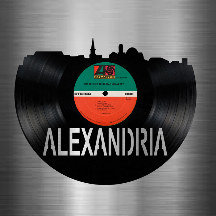 Alexandria Virginia Laser Cut Vinyl Record artist representation