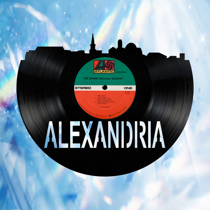 Alexandria Virginia Laser Cut Vinyl Record artist representation