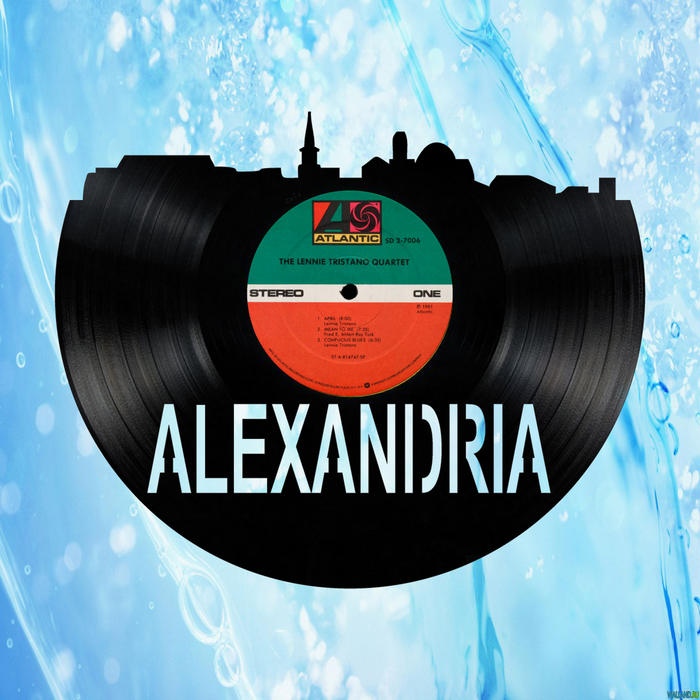 Alexandria Virginia Laser Cut Vinyl Record artist representation