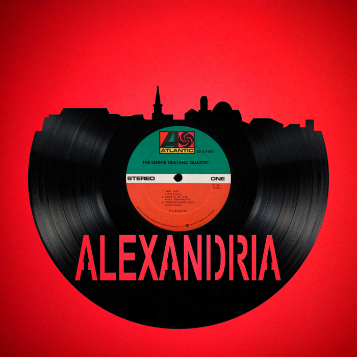 Alexandria Virginia Laser Cut Vinyl Record artist representation