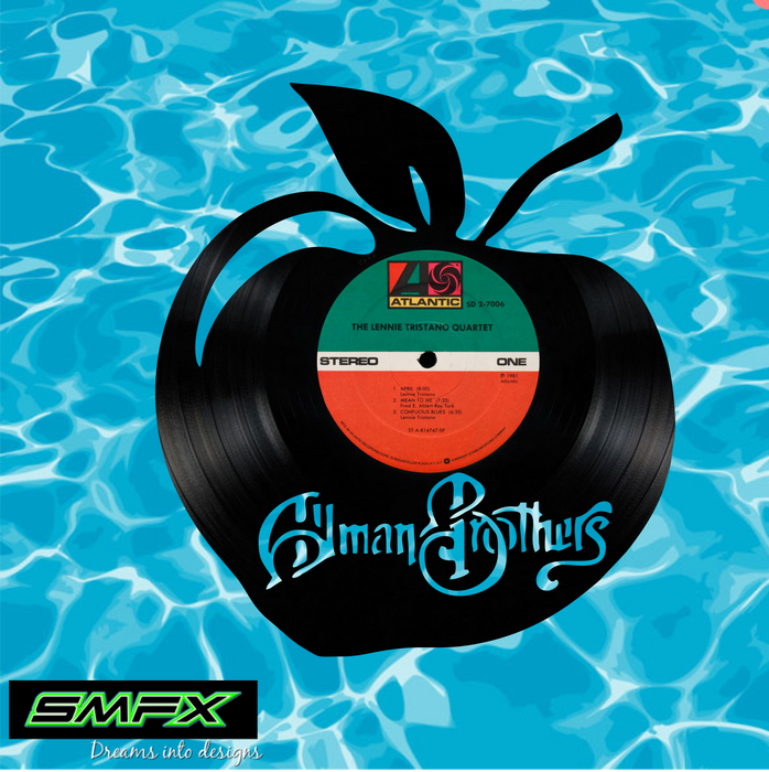 ALLMAN BROTHERS  Laser Cut Vinyl Record artist representation or vinyl clock (Copy)