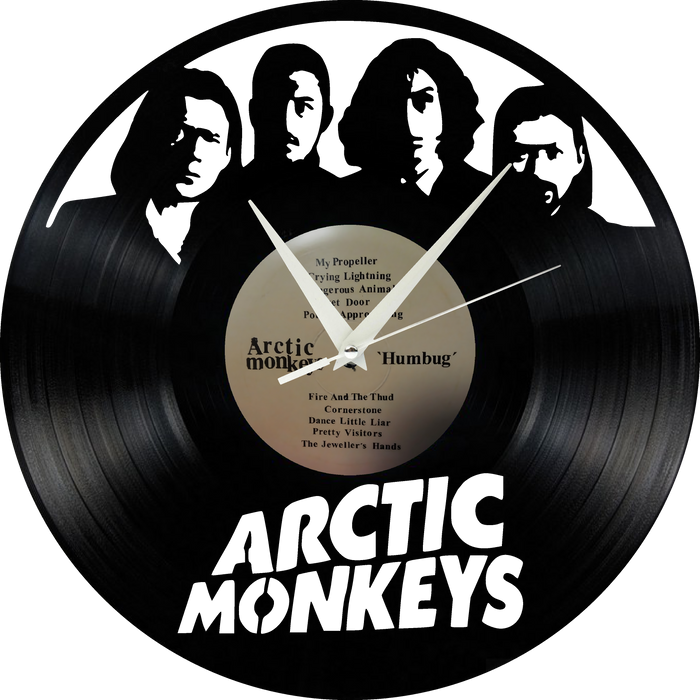 Artic Monkeys Laser Cut Vinyl Record artist representation or vinyl clock