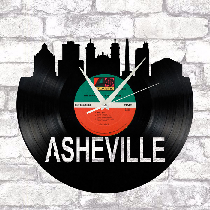 Asheville North Carolina Laser Cut Vinyl Record artist representation