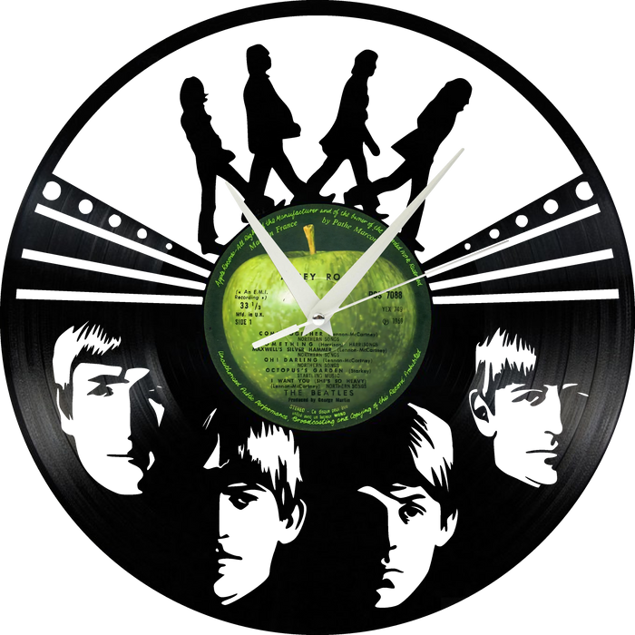 Beatles  Laser Cut Vinyl Record artist representation or vinyl clock