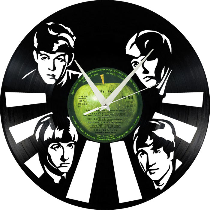 Beatles  Laser Cut Vinyl Record artist representation or vinyl clock