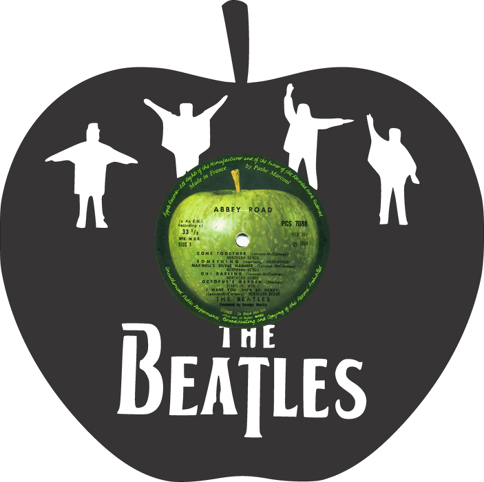 Beatles  Laser Cut Vinyl Record artist representation or vinyl clock