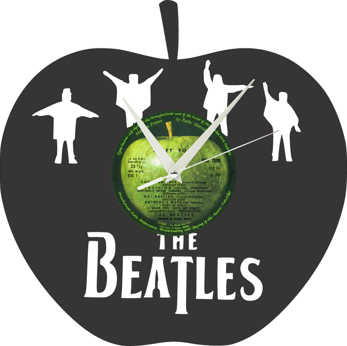 Beatles  Laser Cut Vinyl Record artist representation or vinyl clock