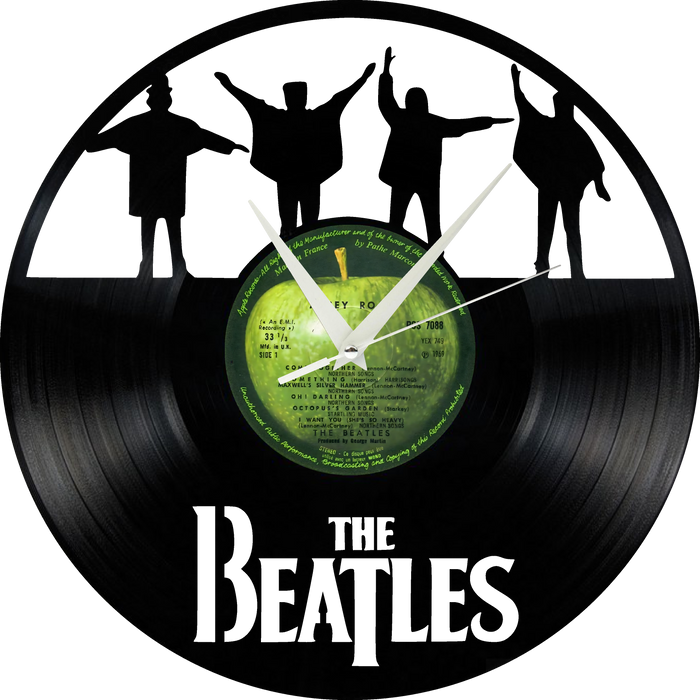 Beatles  Laser Cut Vinyl Record artist representation or vinyl clock