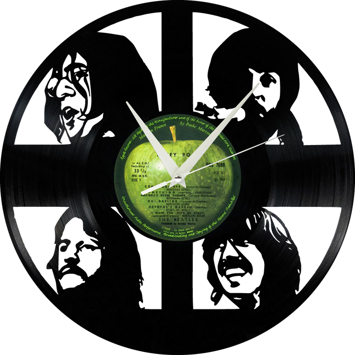 Beatles  Laser Cut Vinyl Record artist representation or vinyl clock