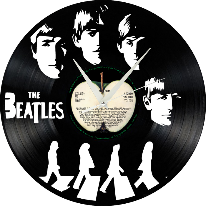 Beatles  Laser Cut Vinyl Record artist representation or vinyl clock