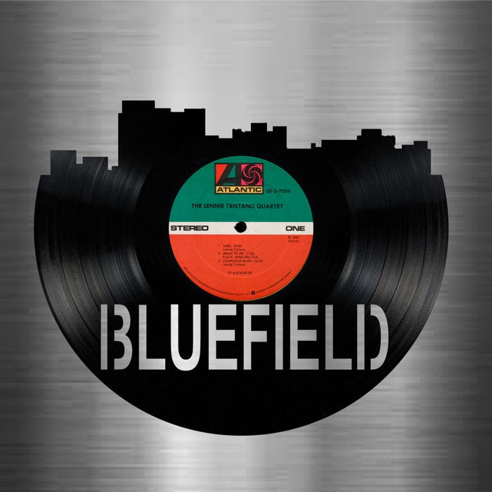 Bluefield West Virginia Laser Cut Vinyl Record artist representation