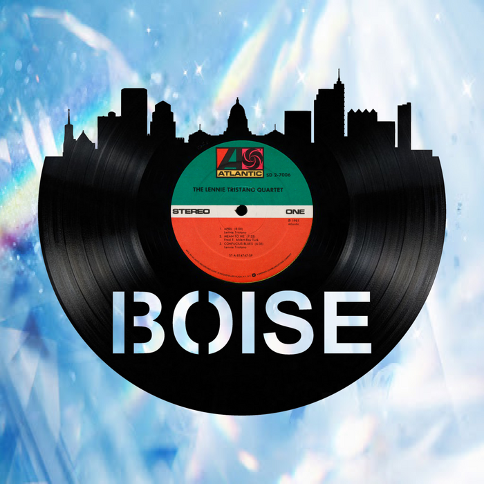 Boise Idaho Laser Cut Vinyl Record artist representation