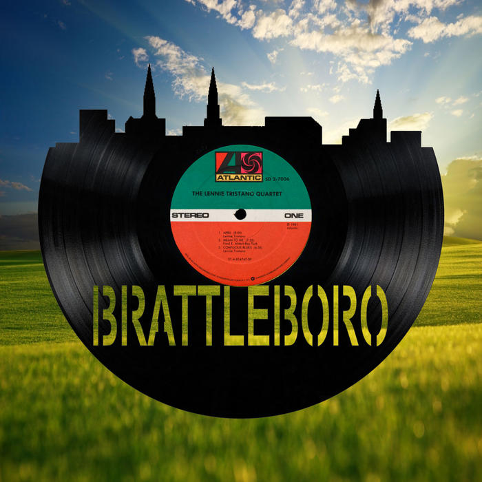 Brattleboro Vermont Laser Cut Vinyl Record artist representation