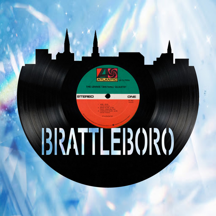 Brattleboro Vermont Laser Cut Vinyl Record artist representation