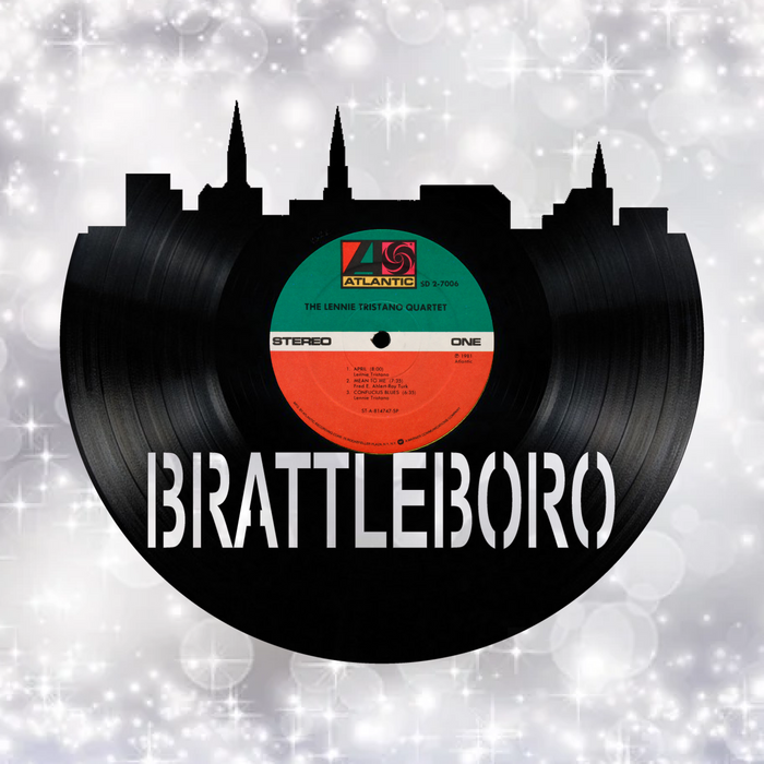 Brattleboro Vermont Laser Cut Vinyl Record artist representation