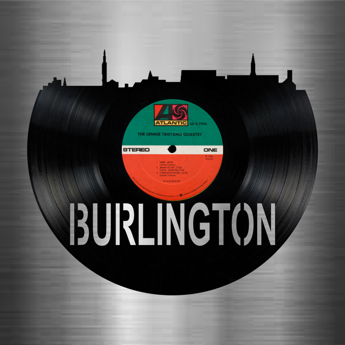 Burlington Vermont Laser Cut Vinyl Record artist representation