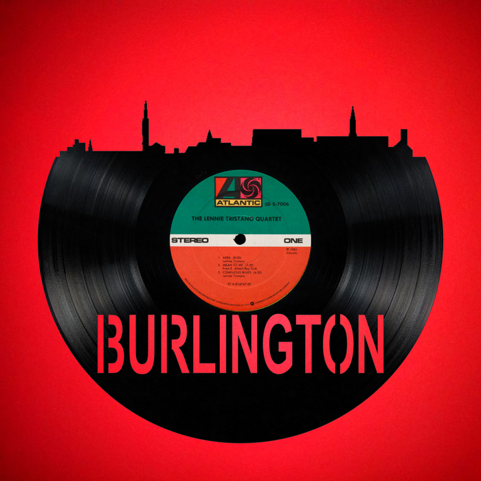 Burlington Vermont Laser Cut Vinyl Record artist representation