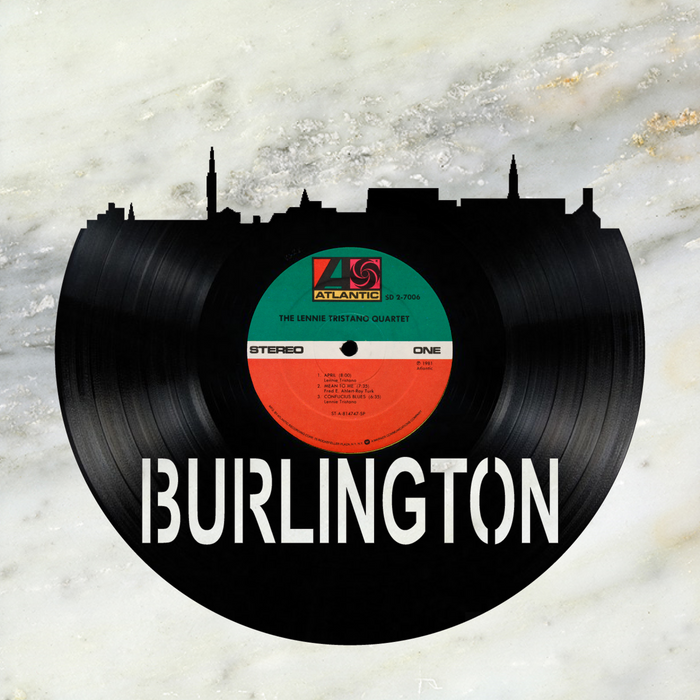 Burlington Vermont Laser Cut Vinyl Record artist representation