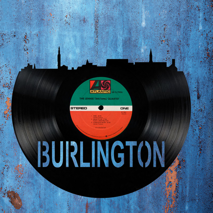 Burlington Vermont Laser Cut Vinyl Record artist representation