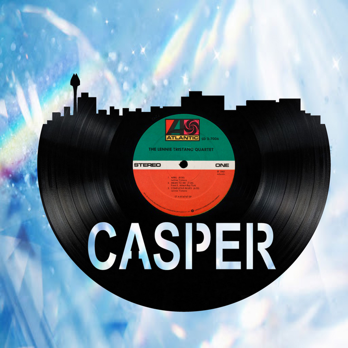 Casper Wyoming Laser Cut Vinyl Record artist representation