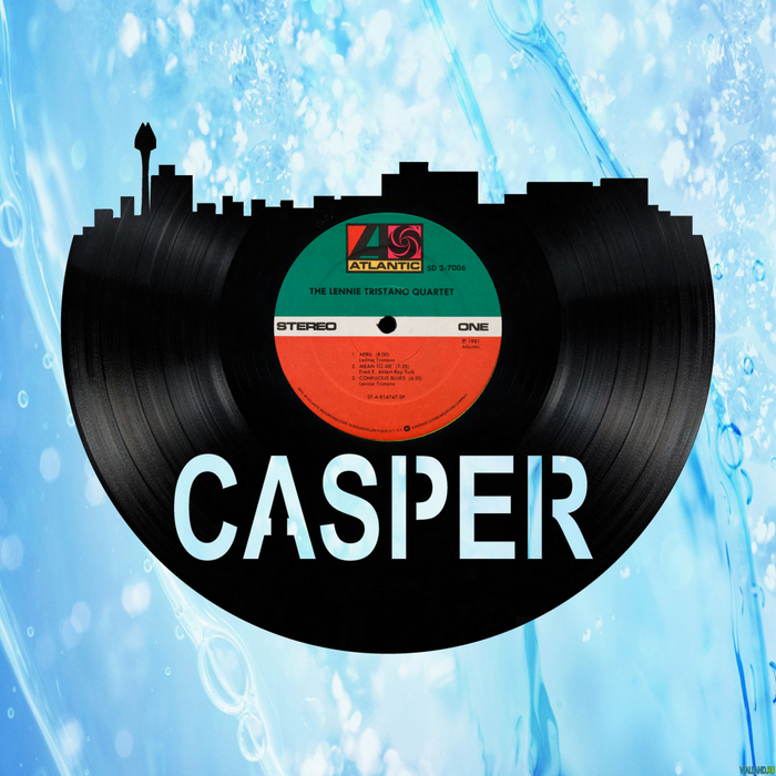 Casper Wyoming Laser Cut Vinyl Record artist representation