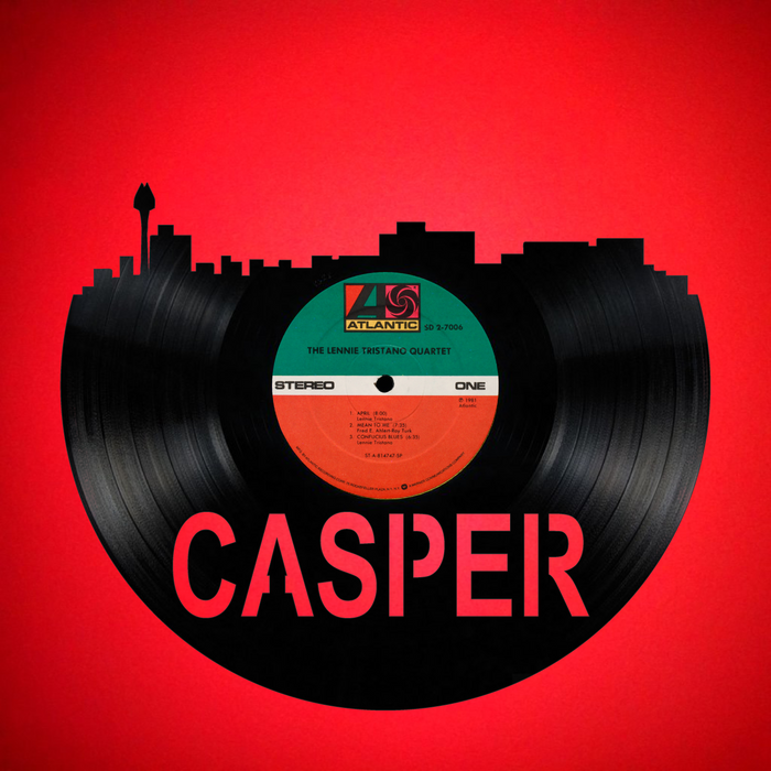 Casper Wyoming Laser Cut Vinyl Record artist representation