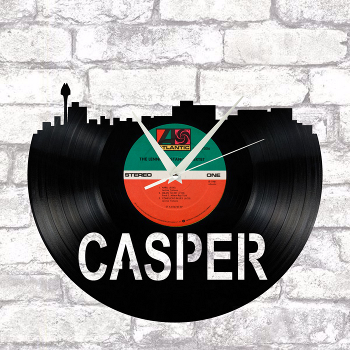 Casper Wyoming Laser Cut Vinyl Record artist representation