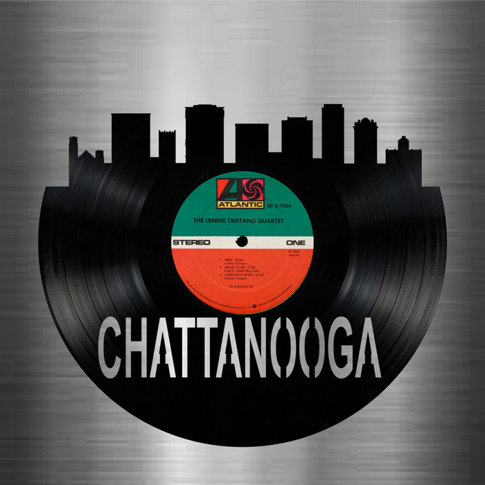 Chattanooga Tennessee Laser Cut Vinyl Record artist representation