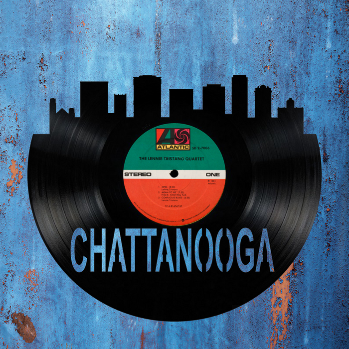 Chattanooga Tennessee Laser Cut Vinyl Record artist representation