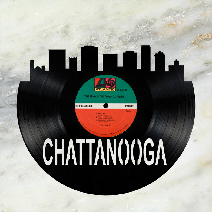 Chattanooga Tennessee Laser Cut Vinyl Record artist representation