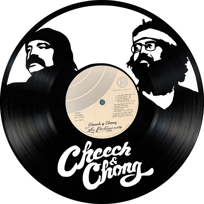 cheech and chong Laser Cut Vinyl Record artist representation