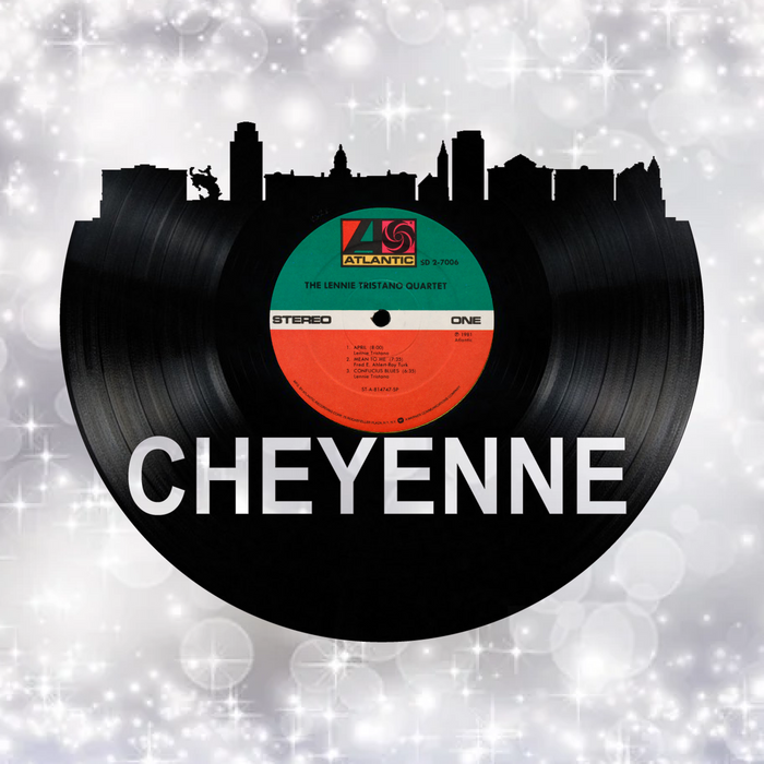 Cheyenne Wyoming Laser Cut Vinyl Record artist representation