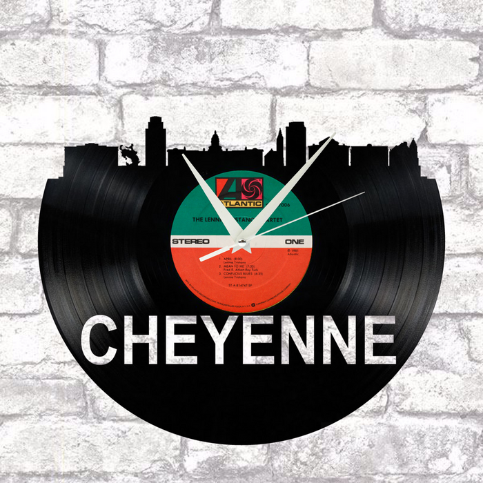 Cheyenne Wyoming Laser Cut Vinyl Record artist representation