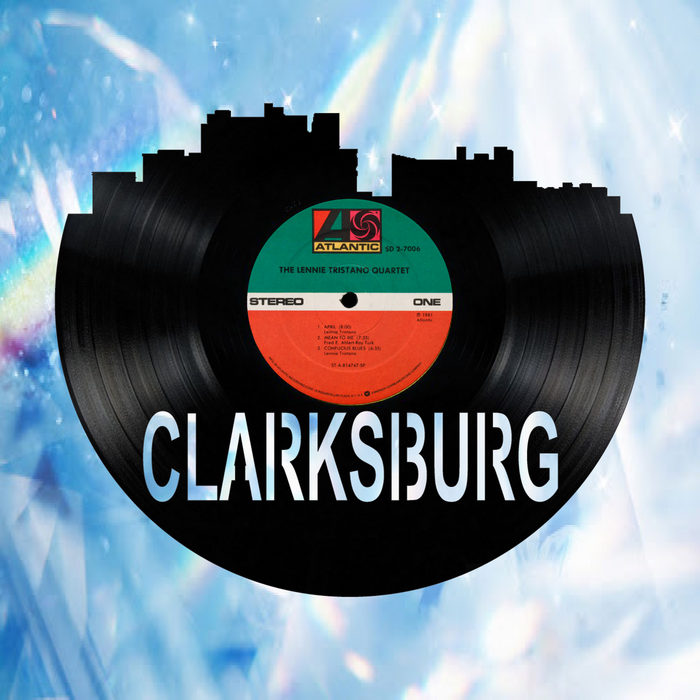 Clarksburg West Virginia Laser Cut Vinyl Record artist representation