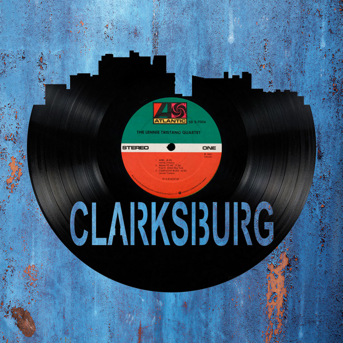 Clarksburg West Virginia Laser Cut Vinyl Record artist representation