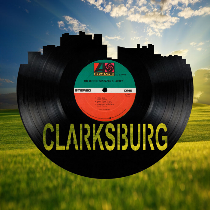 Clarksburg West Virginia Laser Cut Vinyl Record artist representation