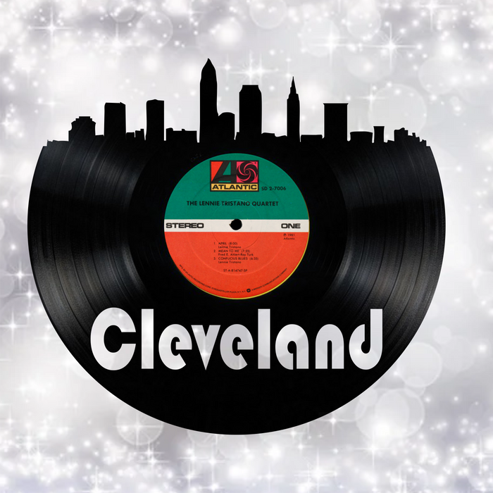 Cleveland Laser Cut Vinyl Record artist representation