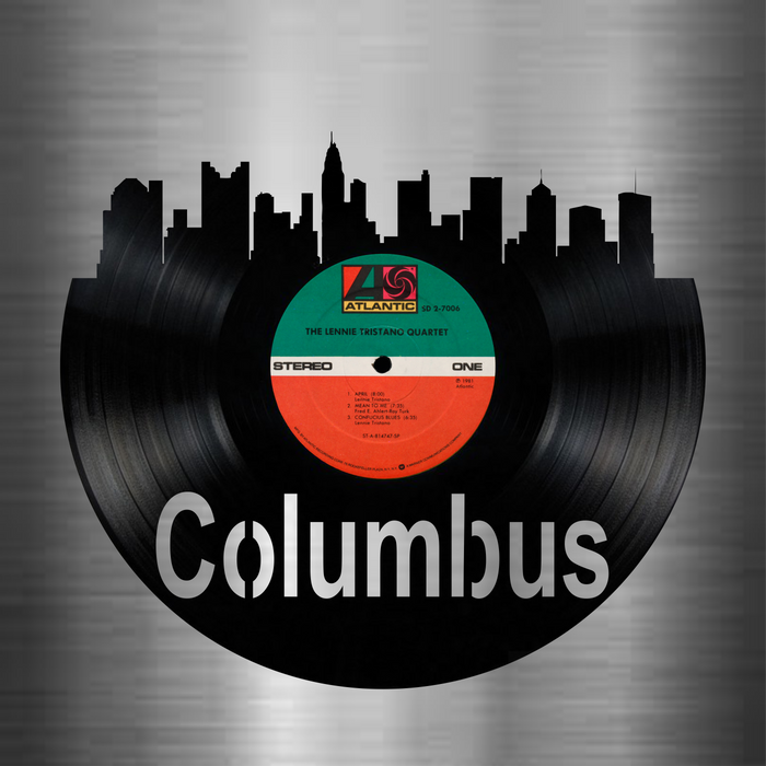 Columbus Laser Cut Vinyl Record artist representation