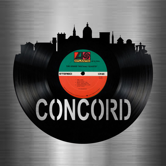 Concord New Hampshire Laser Cut Vinyl Record artist representation