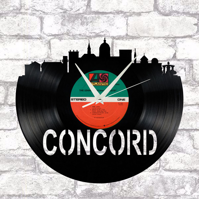 Concord New Hampshire Laser Cut Vinyl Record artist representation