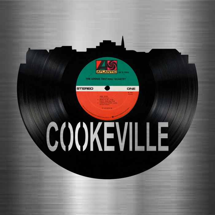 Cookeville Tennessee Laser Cut Vinyl Record artist representation