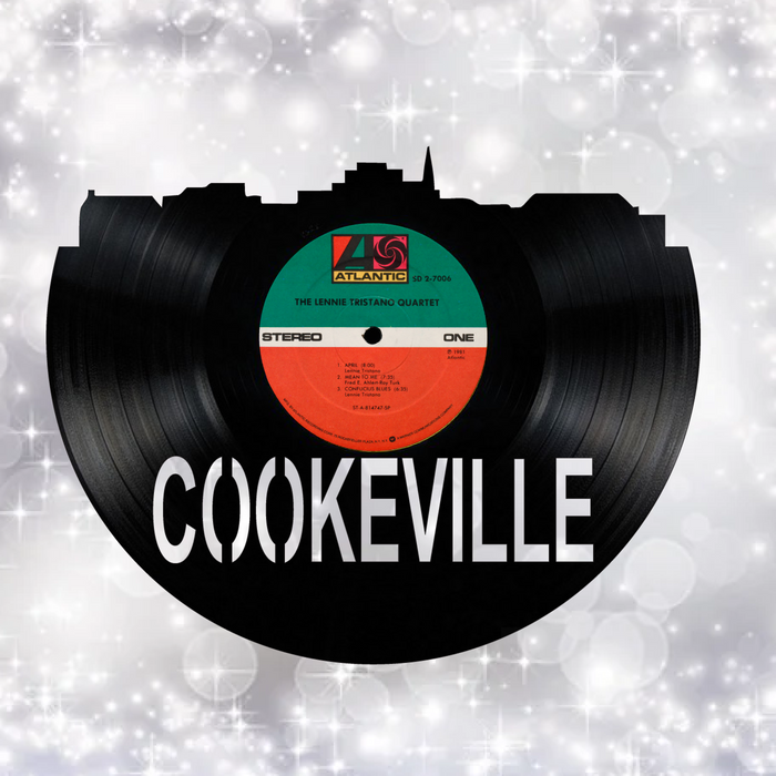 Cookeville Tennessee Laser Cut Vinyl Record artist representation