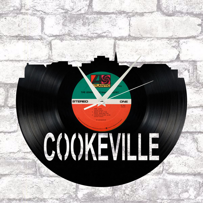 Cookeville Tennessee Laser Cut Vinyl Record artist representation