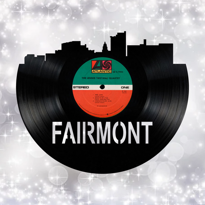 Fairmont West Virginia Laser Cut Vinyl Record artist representation