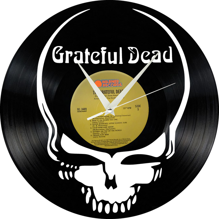 GRATEFUL DEAD Laser Cut Vinyl Record artist representation or vinyl clock