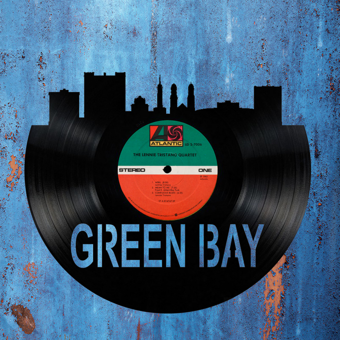 Green Bay Wisconsin Laser Cut Vinyl Record artist representation