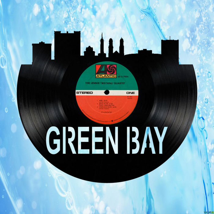 Green Bay Wisconsin Laser Cut Vinyl Record artist representation